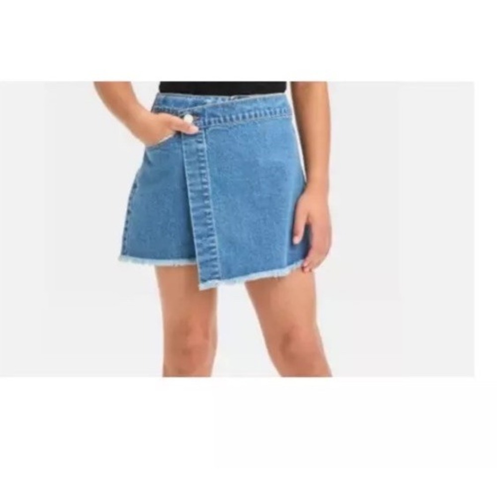 Girls' Denim Wrap Front Skort -‎ Art Class M (8)